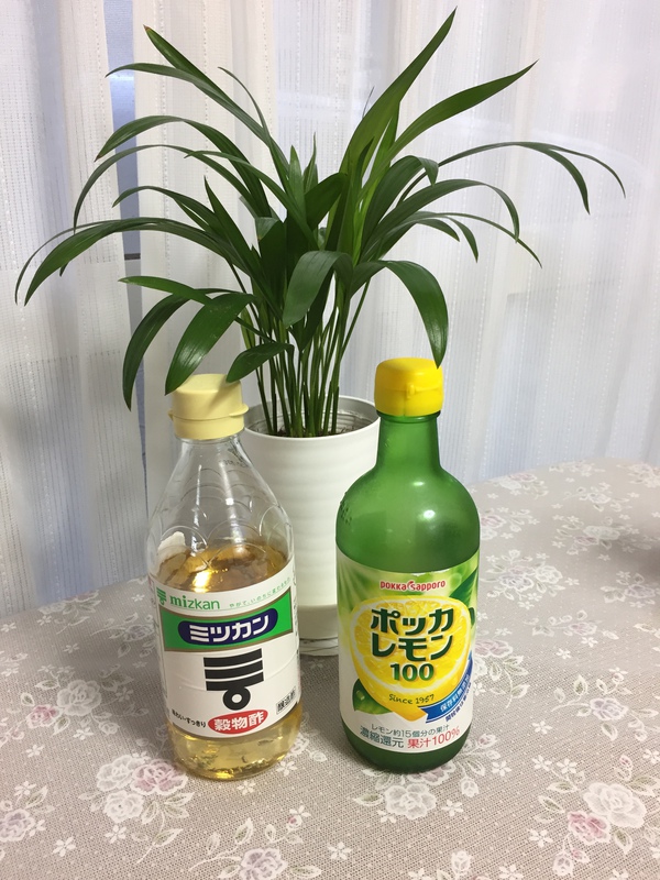 健康飲料「レモンとお酢」