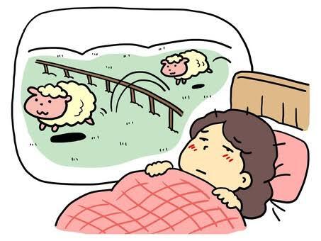 眠れない時は羊を数える？
