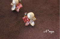 ☆ピンクのビジューピアス☆ 2016/01/24 10:37:36