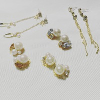 ビジューピアスとフリンジピアス 2016/02/21 20:18:30