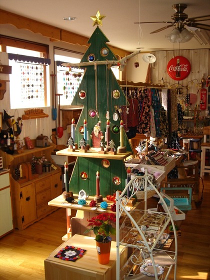 クリスマスツリー&ディスプレイ棚