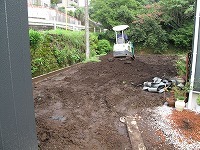 広いお庭