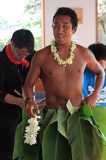 賑わう青島