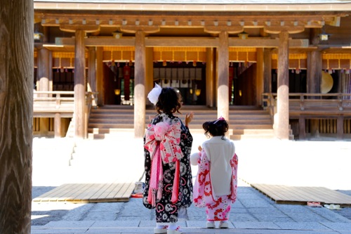 七五三で神宮へ