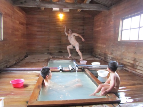 野郎3匹下北湯煙旅