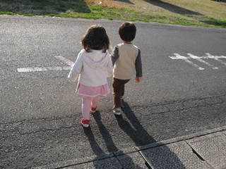 子供は、お外が大好き♪
