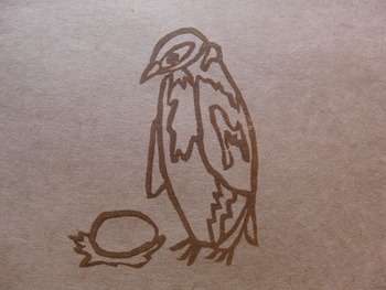 ペンギンのはんこ