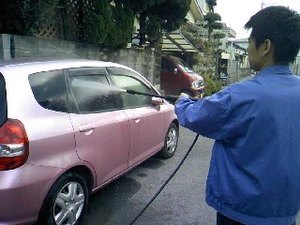 【高圧洗浄機出動!】
