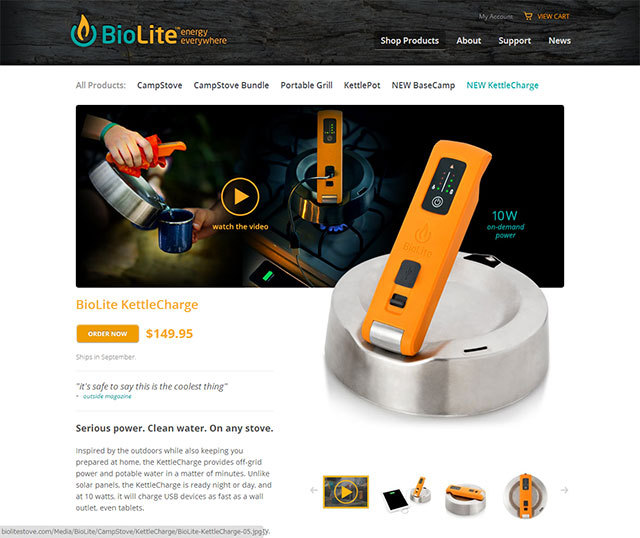 BioLite KettleCharge - BioLite BioLite KettleCharge - BioLite