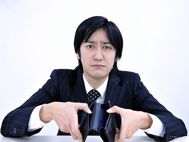 あれ、財布かっらぽになってしもうた あれ、財布かっらぽになってしもうた
