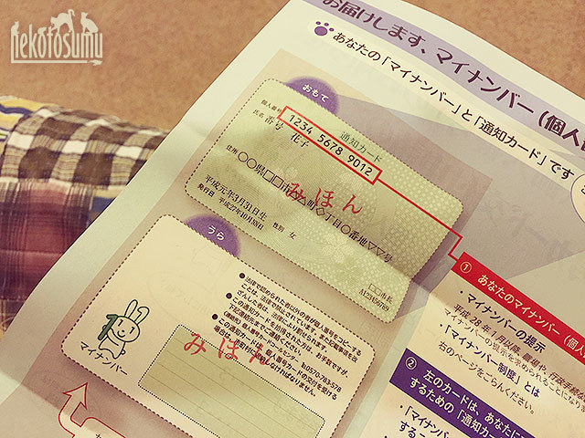 マイナンバー通知きたよ マイナンバー通知きたよ