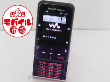 モバイル市場☆au Walkman Phone Xmini W65S★パープル×ピンク☆買取ました♪