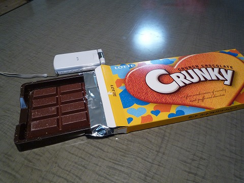クランキーのチョコ