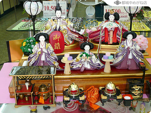 都城3番街のひな祭り~笑顔を売ります3番街~開催!