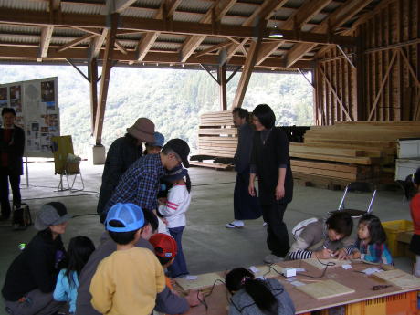 木工教室（諸塚村森の恵みの感謝祭）