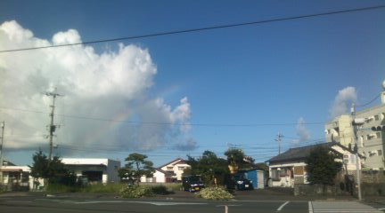虹だぁ。。。❤