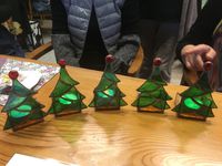 クリスマスツリーのキャンドルホルダー‼ 2020/12/02 22:11:06