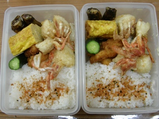 ワタリガニのから揚げ