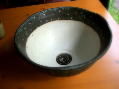 真夜中の器：星の手洗鉢