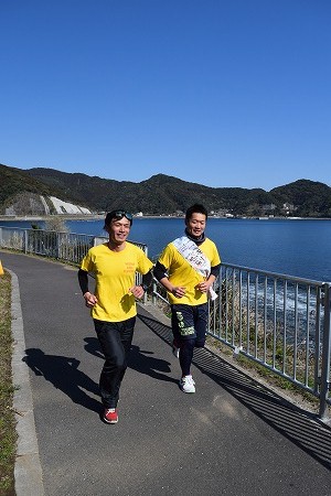 東日本大震災から４年「絆リレーマラソン」