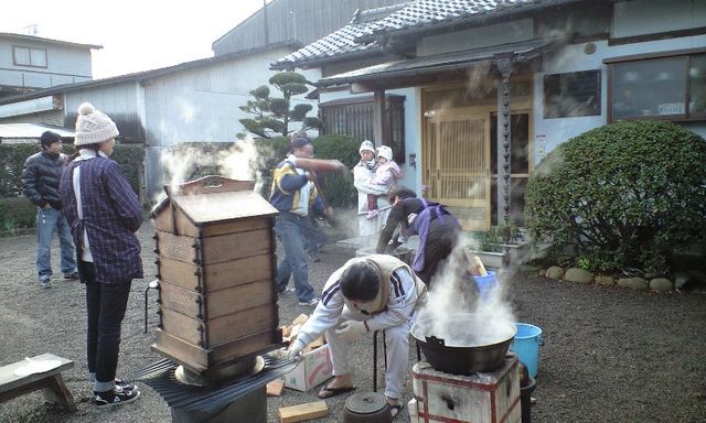 年末恒例！餅つき♪